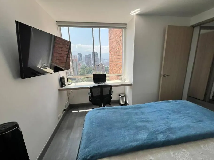 Apartment Beautiful Renovated Apart 23Rd Floor - View Medellin