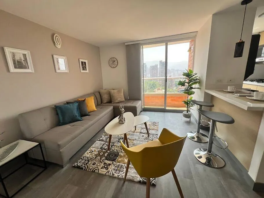 Apartment Beautiful Renovated Apart 23Rd Floor - View Medellin