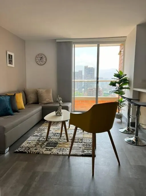 Apartment Beautiful Renovated Apart 23Rd Floor - View Medellin