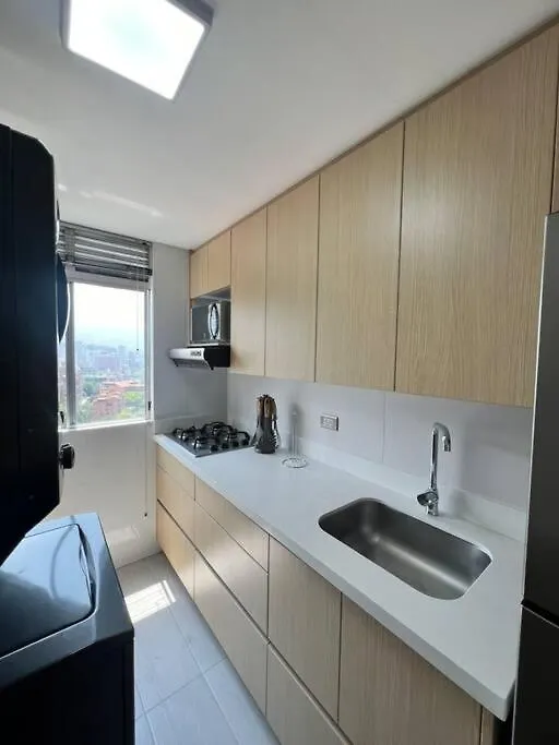 Apartment Beautiful Renovated Apart 23Rd Floor - View Medellin