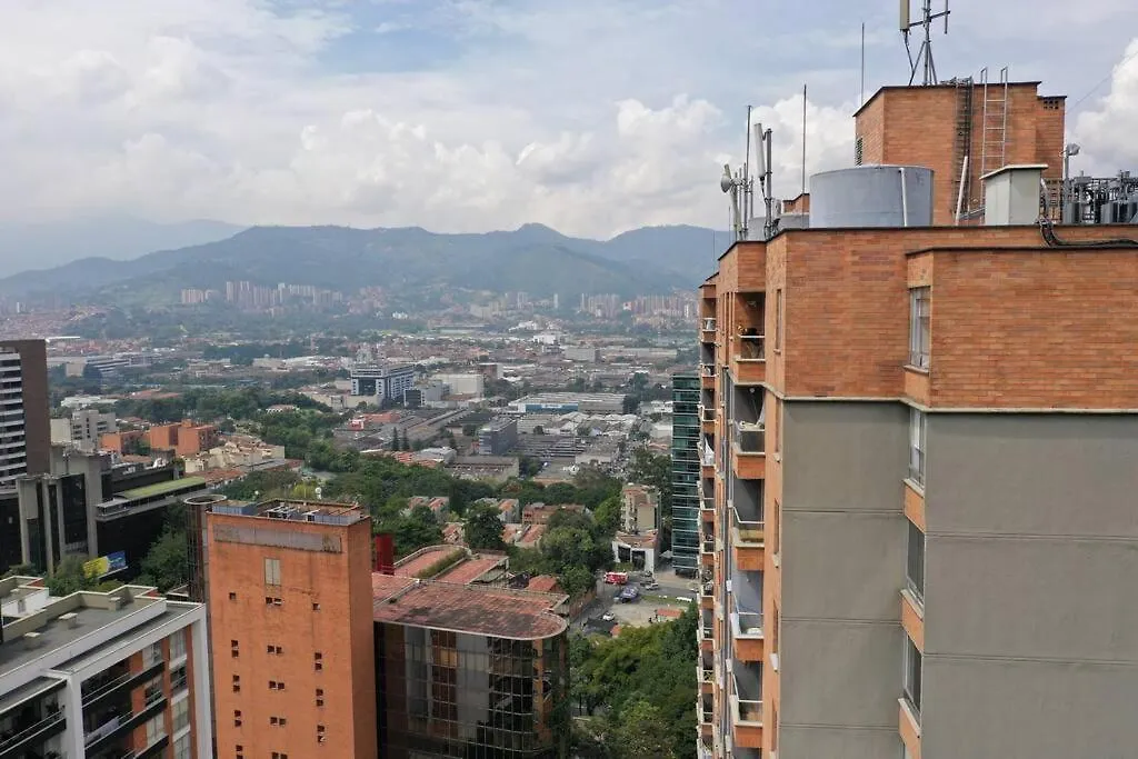 Apartment Beautiful Renovated Apart 23Rd Floor - View Medellin
