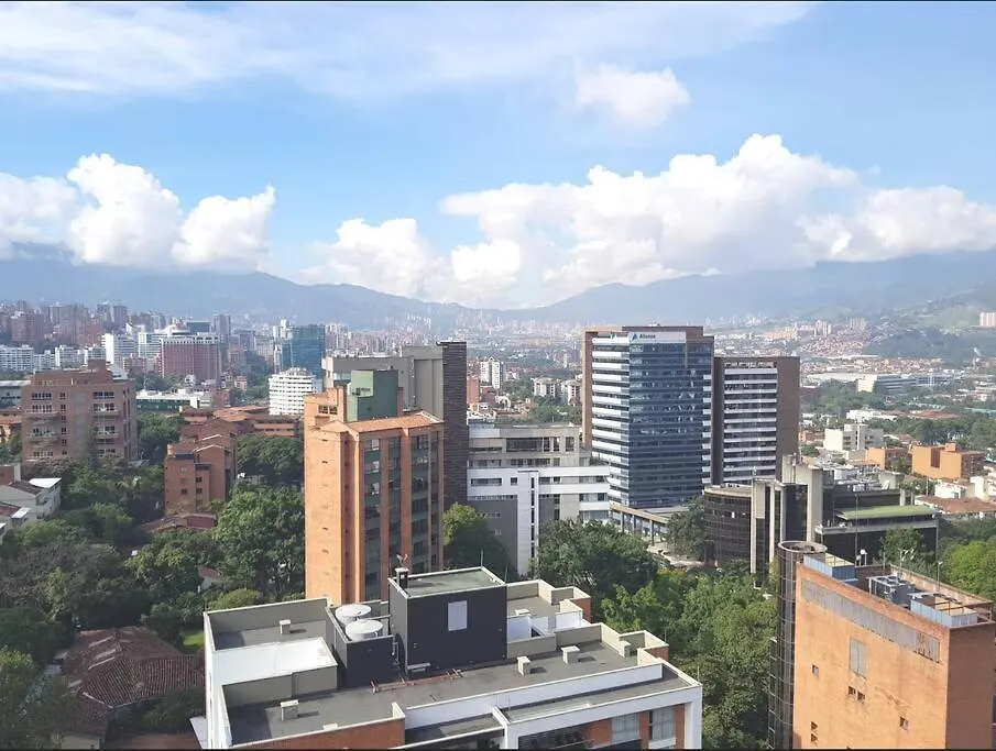 Apartment Beautiful Renovated Apart 23Rd Floor - View Medellin